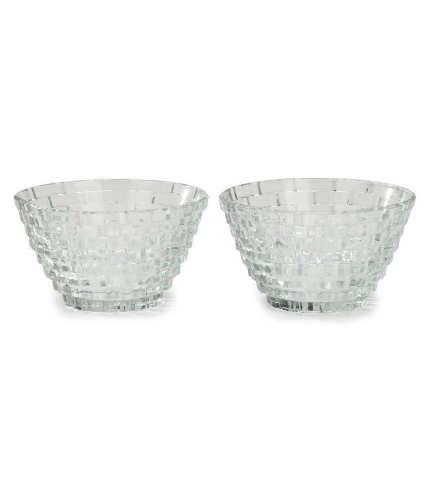     			Afast Glass Bowl Set, Transparent, Pack Of 2, 250 ml