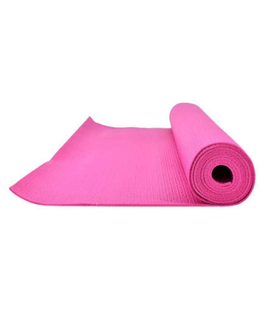 PVC Foam Yoga Mat, 3mm Thick : 6 Feet x 2 Feet - Pink: Buy Online at ...
