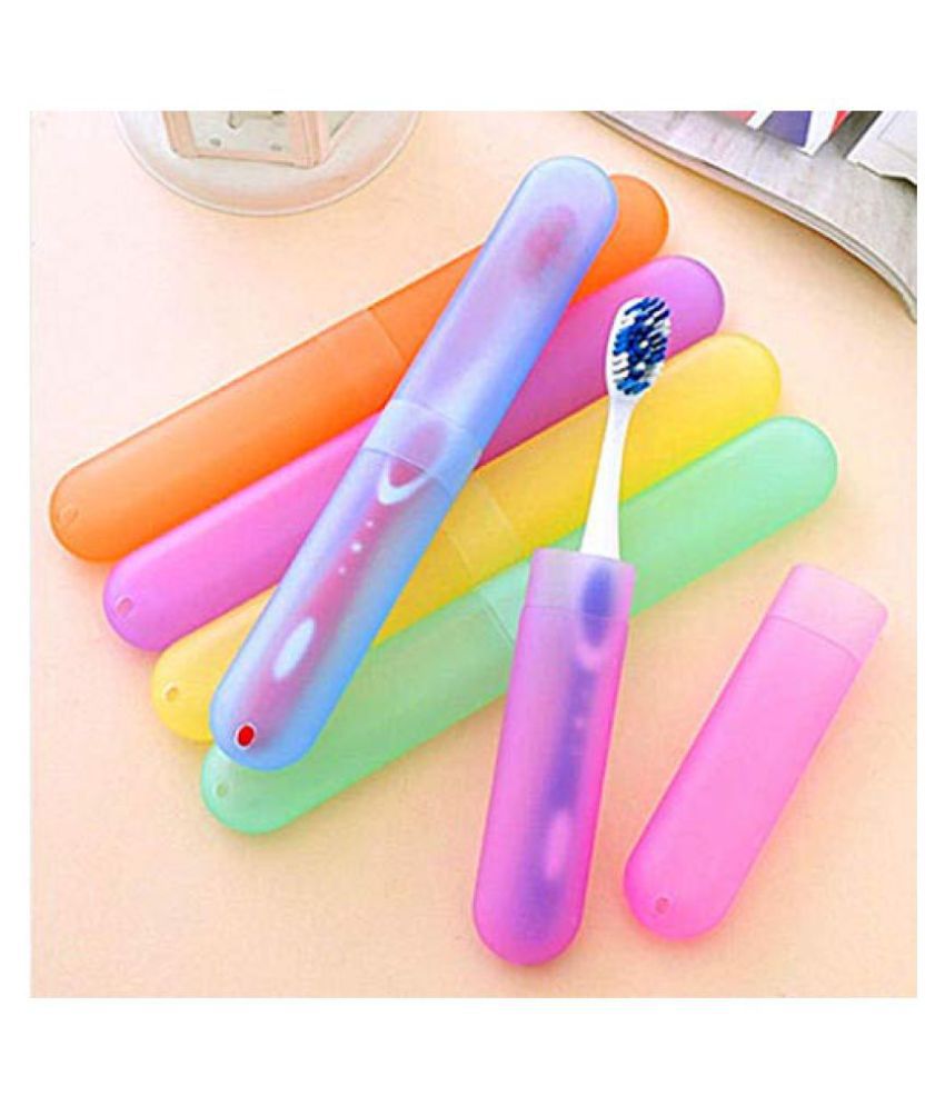     			Unique Collection Toothbrush Cover Plastic Toothbrush Holder