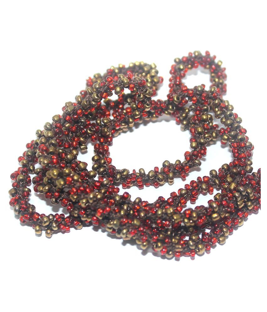 Beadsnfashion Multicolor Seed Bead String for Jewellery Making, Beading