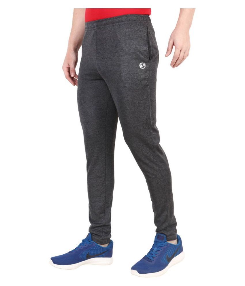 grey polyester joggers