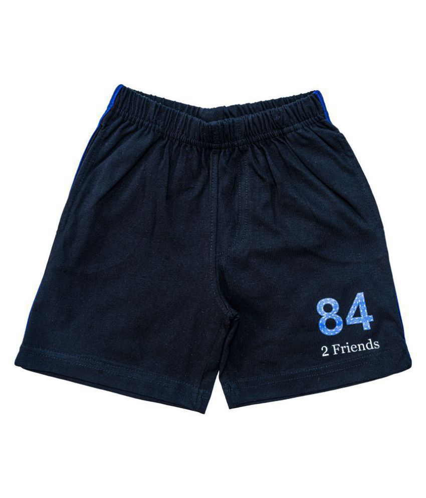 UNIQ BOYS SHORTS WITH PRINT AND SIDE CONTRAST TAPING - Pack of 1
