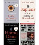 Set Of 4(Four)Books Classic Books By Sapiens And Stephen Hawking (Paperback, YUVAL NOAH AND HARARI AND STEPHEN HAWKING