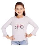 Cutecumber Pack of 1 Girls Polyester Tops ( Gray )