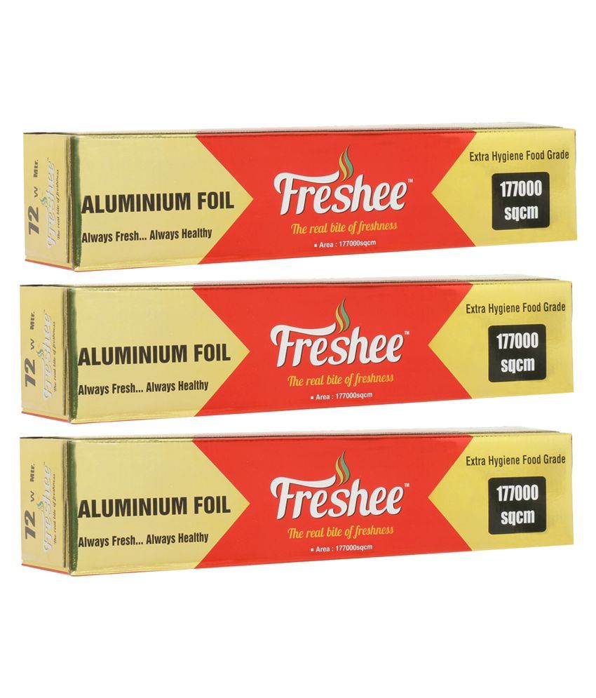     			Freshee 177000sqcm 59m Aluminium Foil Paper Pack of 3