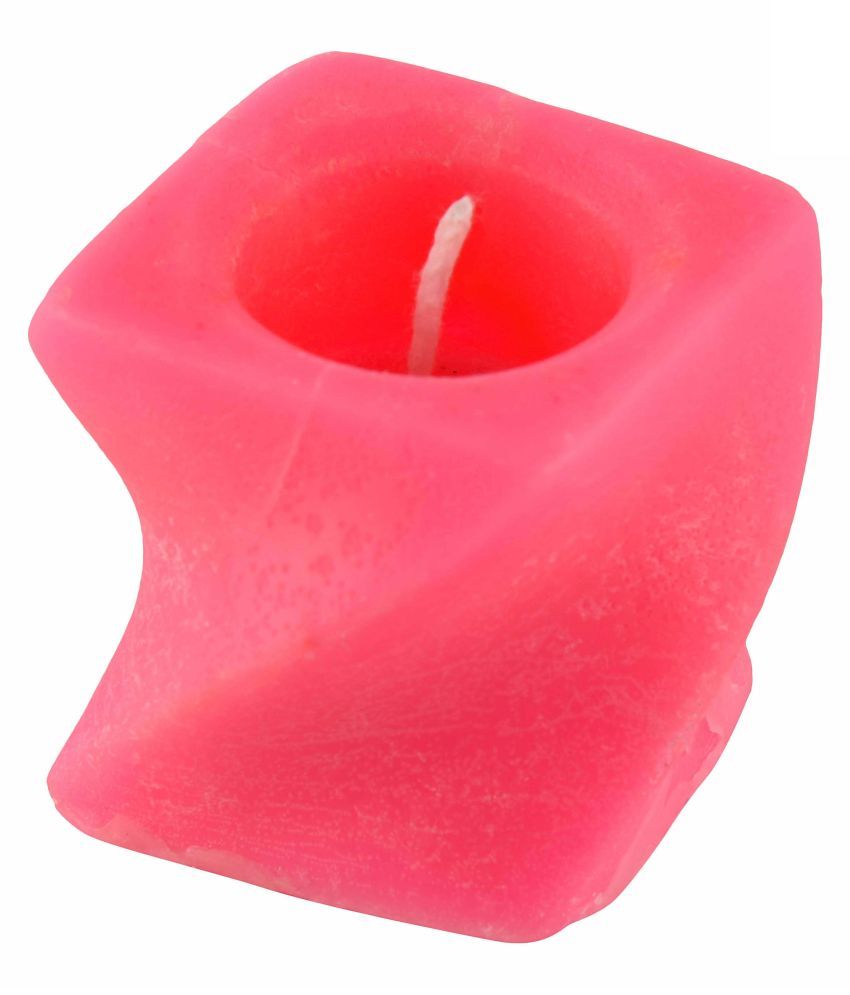 SOHUM CANDLE Pink Wax Tea Light Pack of 6 Buy SOHUM CANDLE Pink Wax