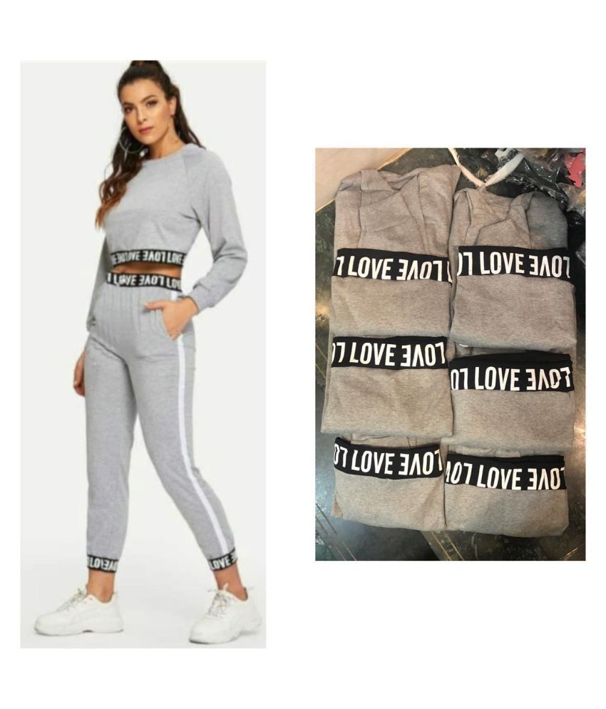 ladies cotton tracksuit