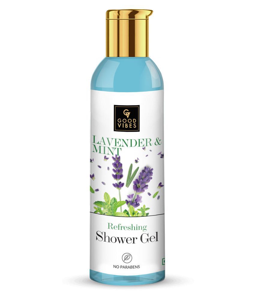 Good Vibes Refreshing Shower Gel - Lavender & Mint (200 ml): Buy Good ...