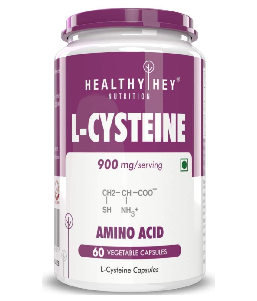     			HEALTHYHEY NUTRITION L-Cysteine 900 mg 60 Vegetable Capsules Capsule 900 mg