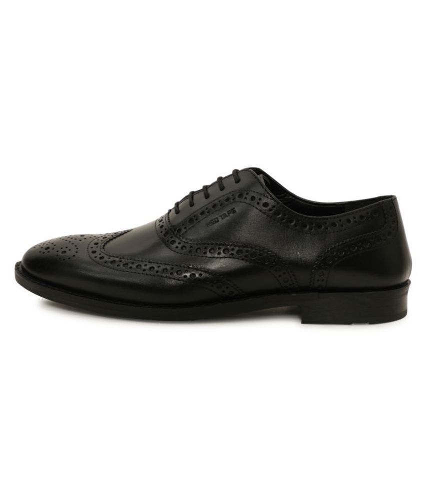 Red Tape Oxfords Genuine Leather Black Formal Shoes Price in India- Buy ...
