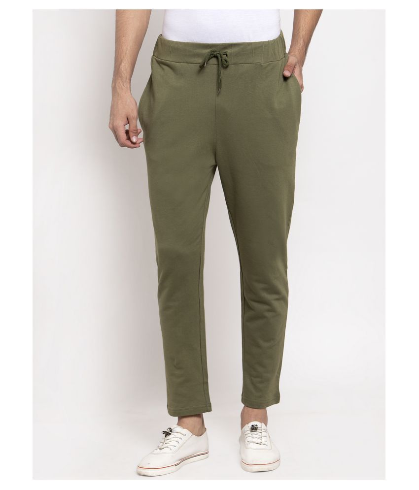 olive green joggers h&m