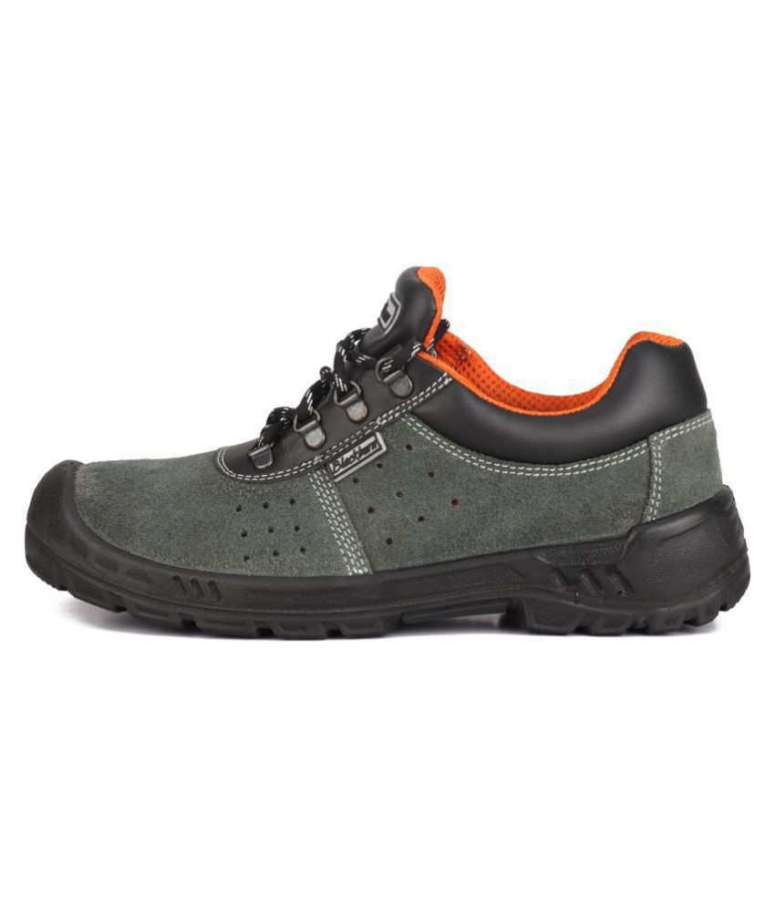 Buy BlackBurn Derby Grey Safety Shoes Online at Low Price in India ...