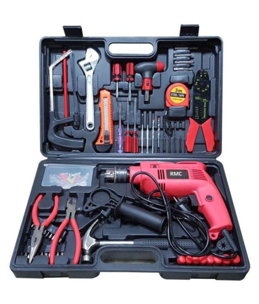     			BD-13MM 650W Impact Drill Machine Tool Kit/Box With Reversible Function + 105 Accessories