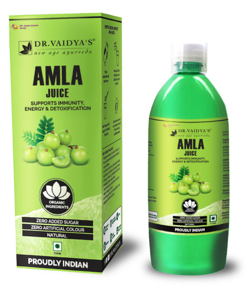 Dr Vaidyas's Amla Juice- Supports Immunity Liquid 1 l Pack Of 1