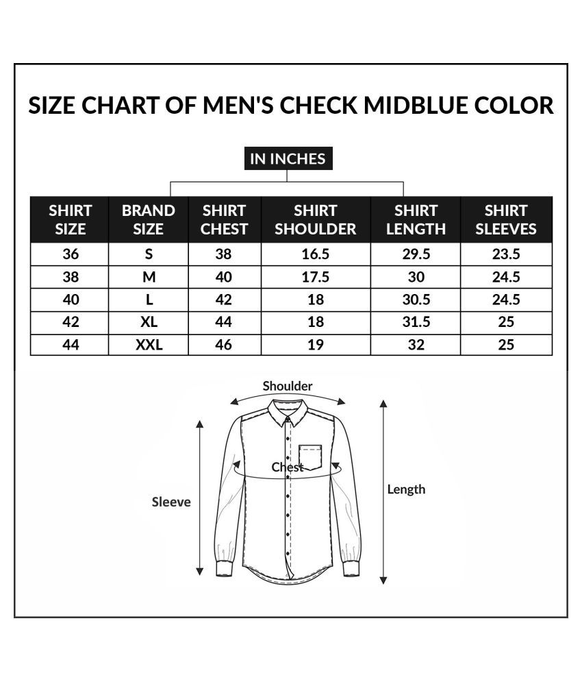 Levizo 100 Percent Cotton Blue Shirt Buy Levizo 100 Percent Cotton