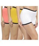 N-Gal Pack of 3 Cotton Women's Boy Shorts ( Multi Color )