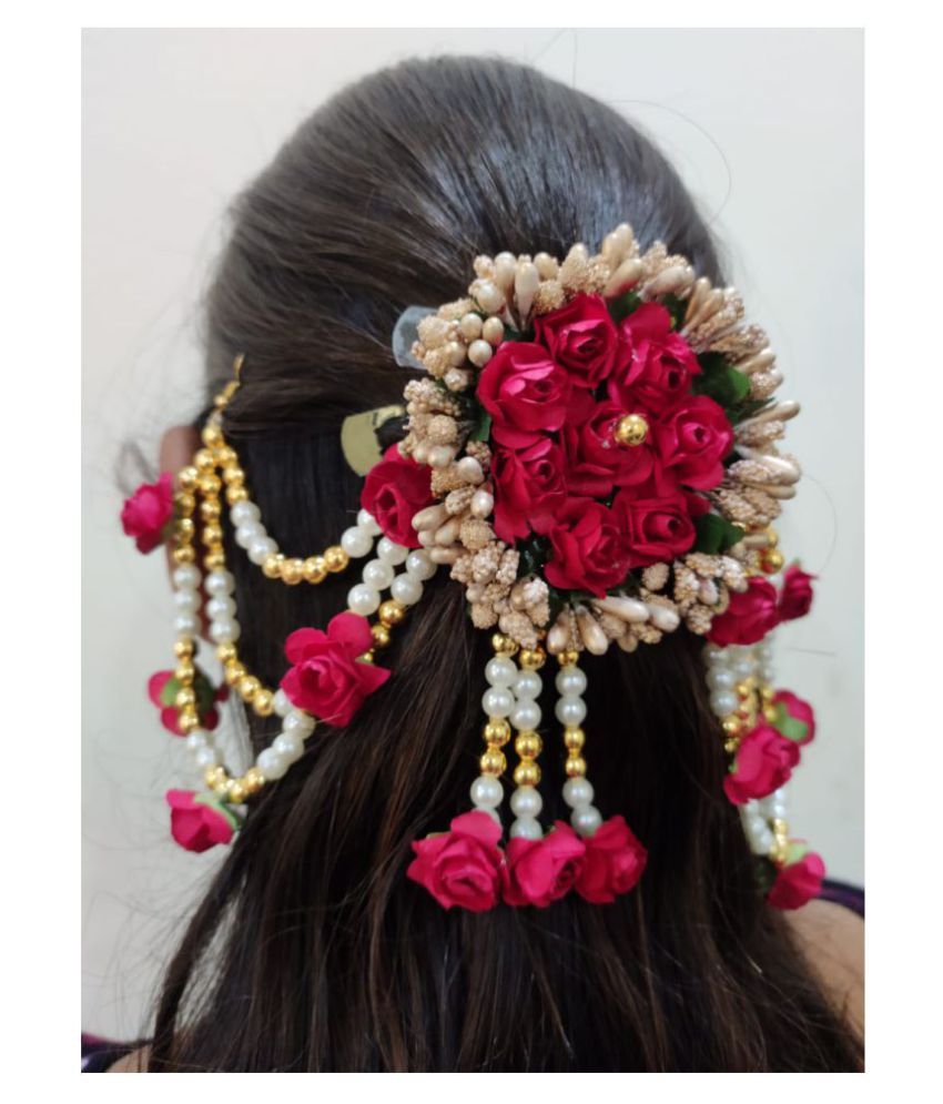 flower hair jewellery