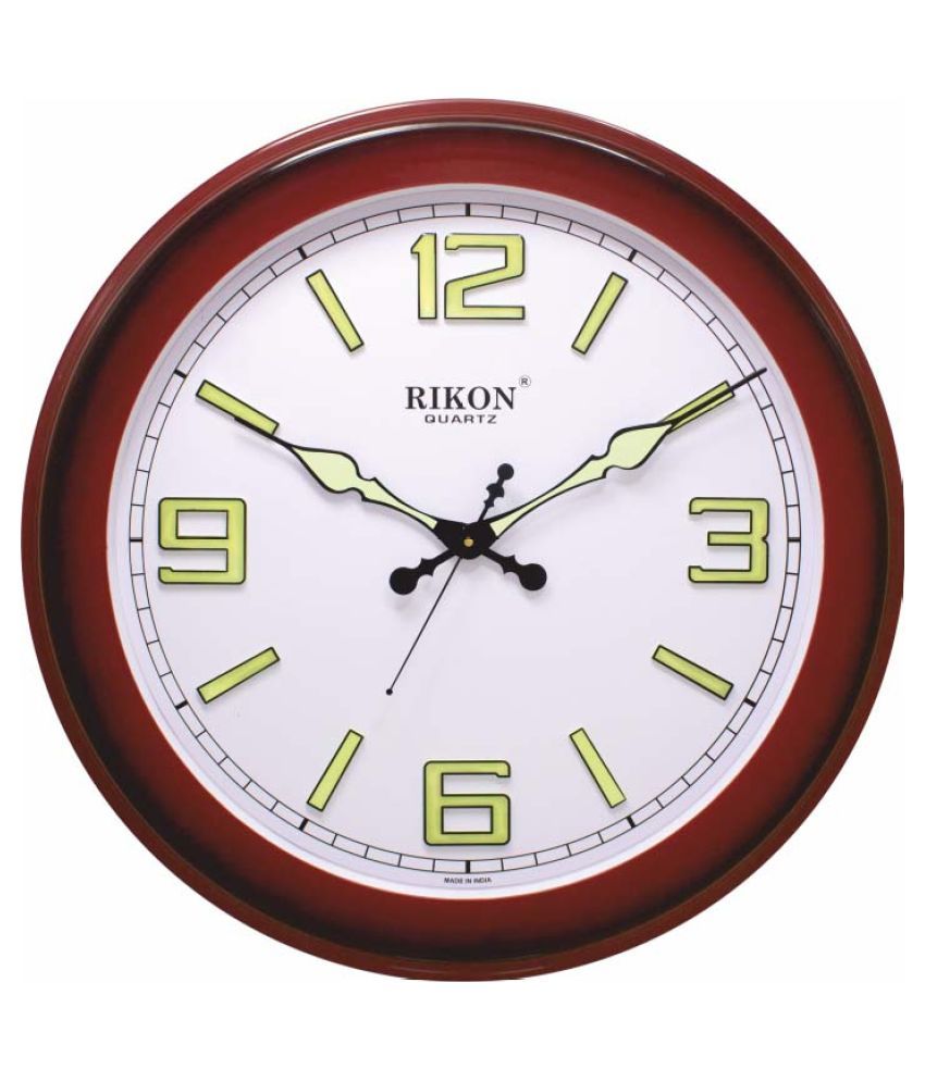 RIKON Circular Analog Wall Clock ( 50 x 50 cm ) Buy RIKON Circular