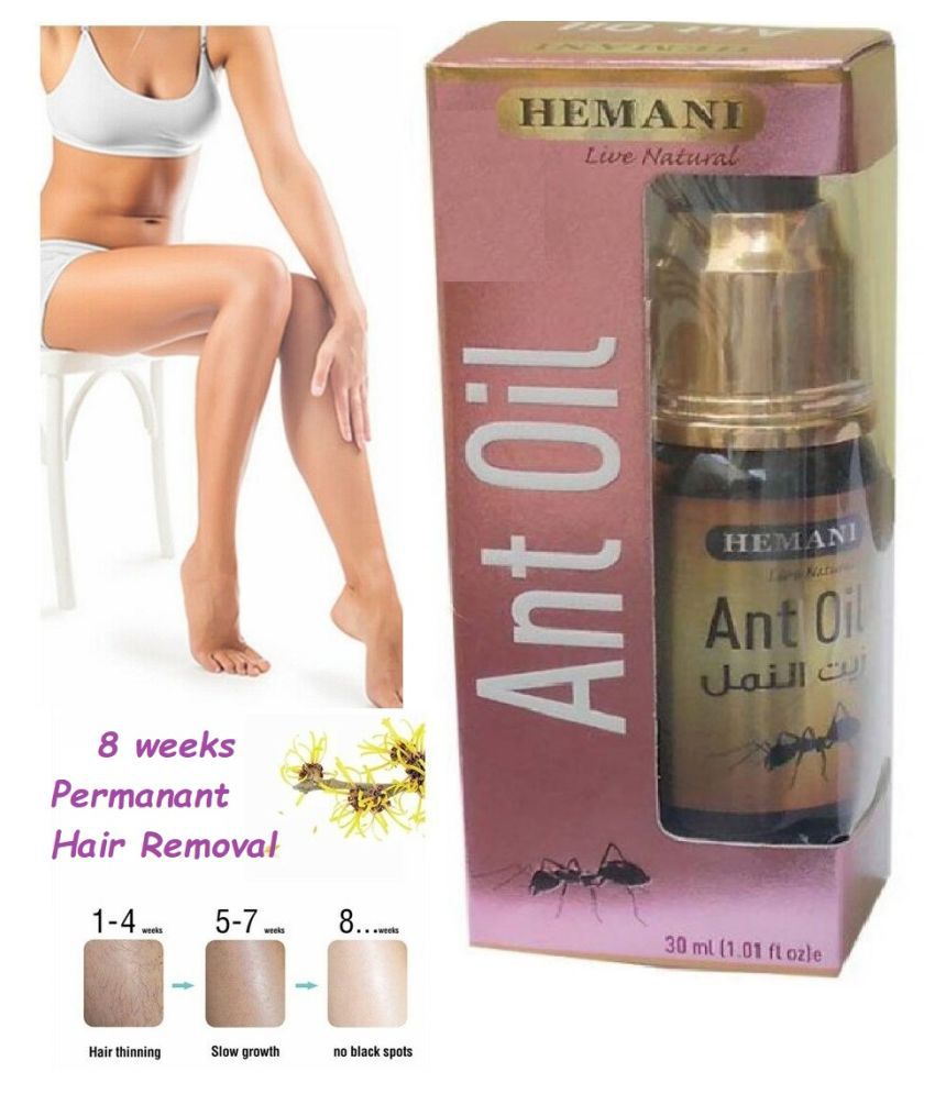 Hemani Live Natural Hair Removal Ant Oil Leg & Body Hair Removal Oil  Permanent 30 mL: Buy Hemani Live Natural Hair Removal Ant Oil Leg & Body  Hair Removal Oil Permanent 30