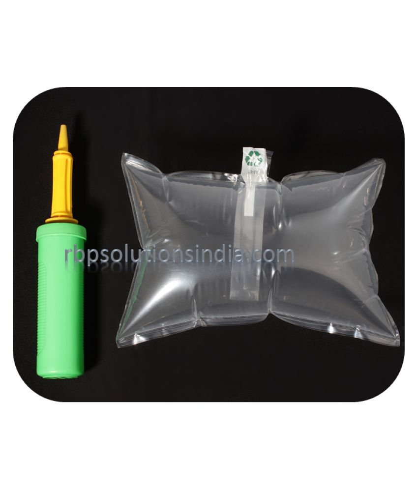 Plastic Air Packaging Bag, Travel Bag, with Void Filler White 200 X 200 mm Set of 10