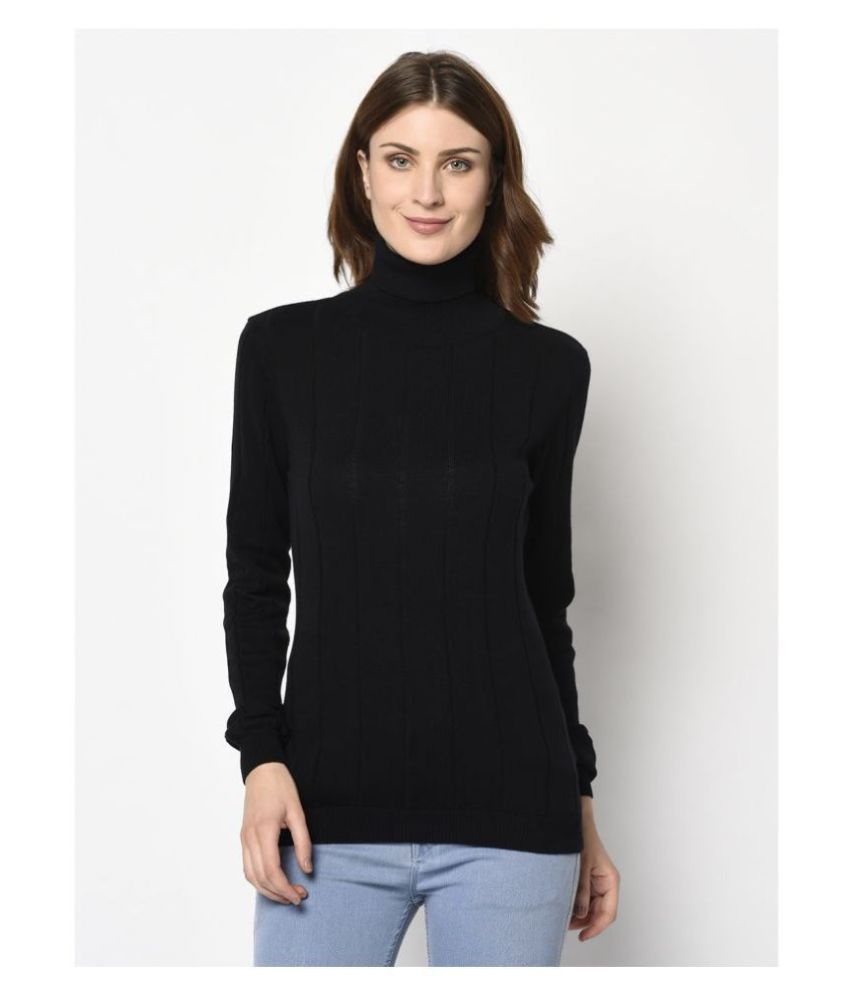     			98 Degree North Cotton Black Pullovers