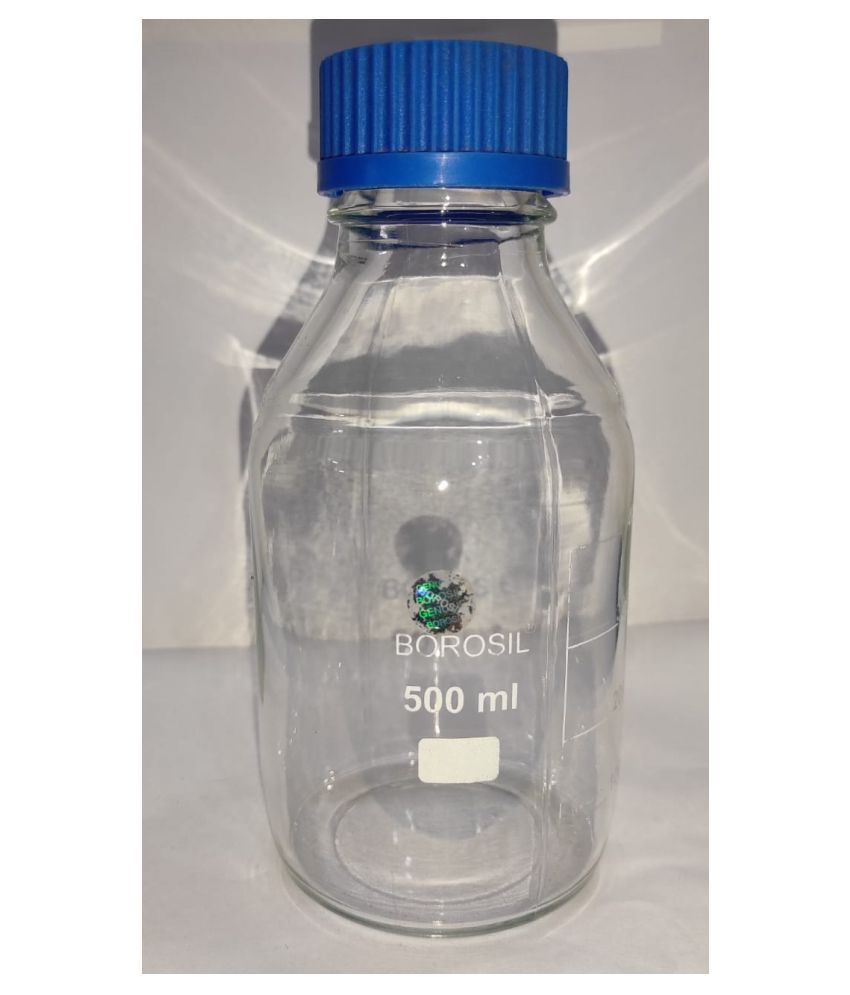 Borosil Reagent Bottle With Screw Cap 500ml Buy Online at Best Price
