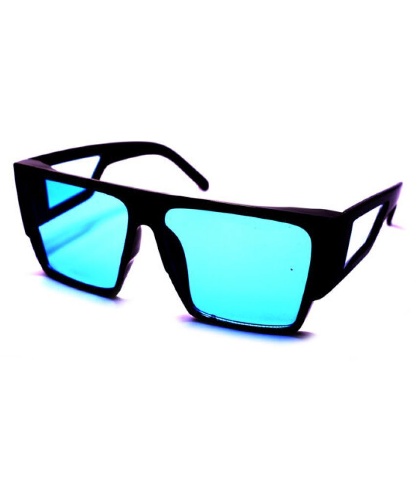 Elysianmart Blue Rectangle Sunglasses ( EM060020802 ) Buy