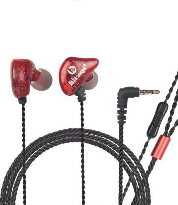 Hitage SSH831 Super Speaker Max Pro Wired Earphone / Headphone - Red color