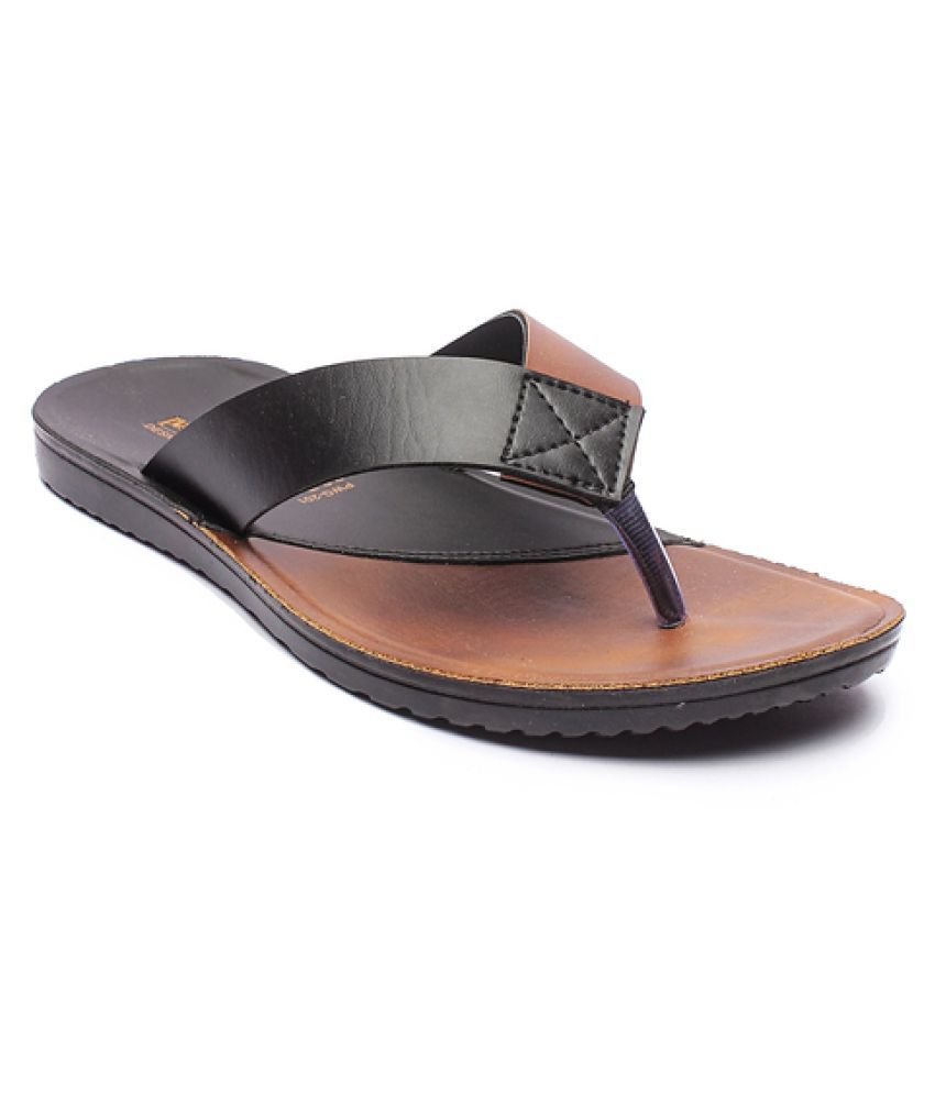 parry walk Black Daily Slippers Price in India- Buy parry walk Black Daily Slippers Online at 