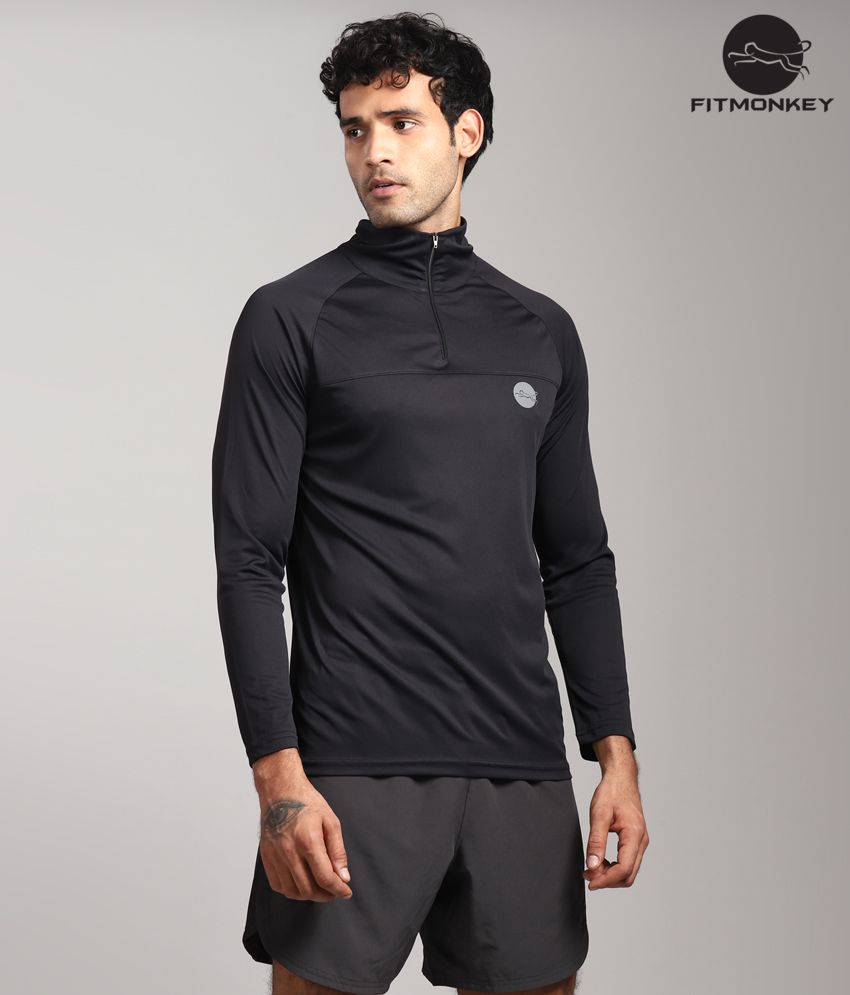 high neck sports t shirt