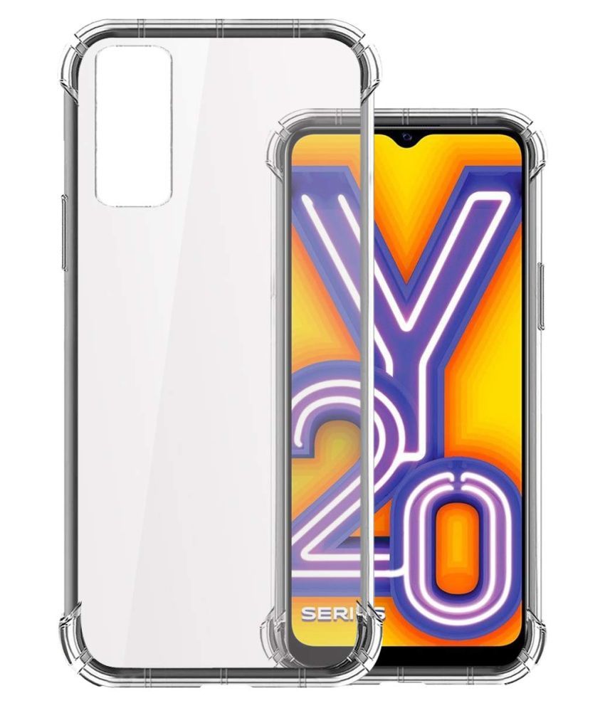     			Vivo Y20i Shock Proof Case KOVADO - Transparent Premium Transparent Case