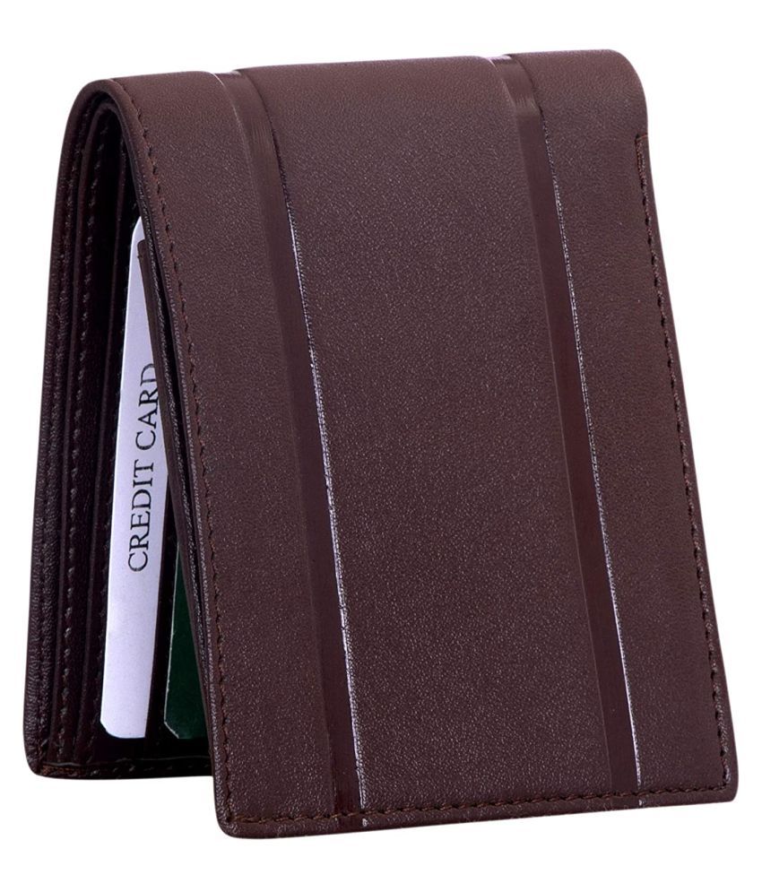 LUXIQE PU Brown Fashion Regular Wallet Buy Online at Low