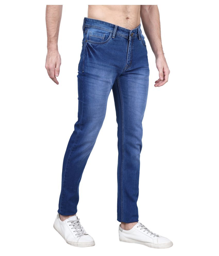 light blue slim jeans
