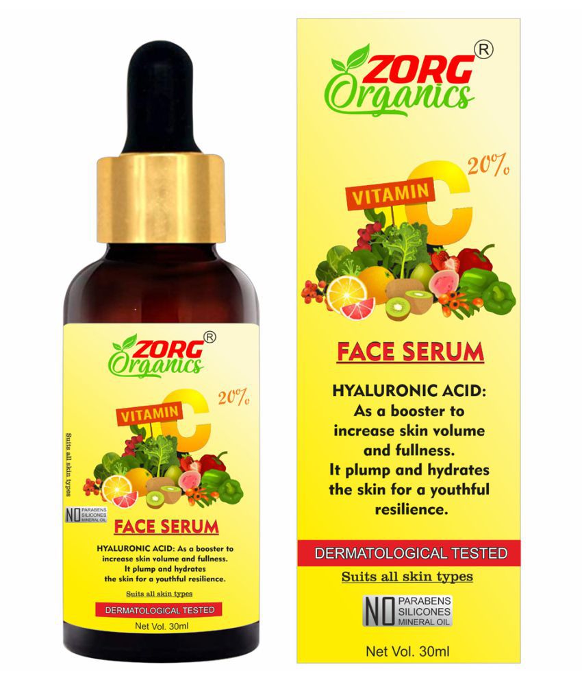     			Zorg Organics Vitamin C Serum- For Skin Whitening & Brightening Face Serum Face Serum 30 mL