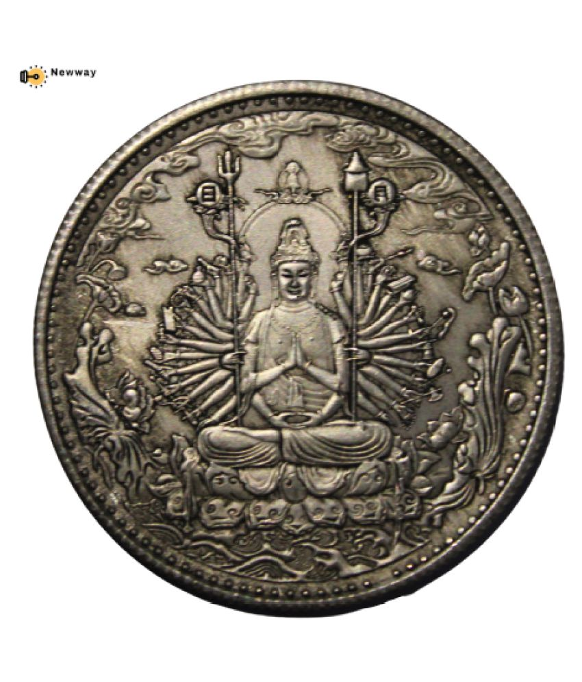     			Lucky Preying Buddha Old and Small Extremely Rare Coin