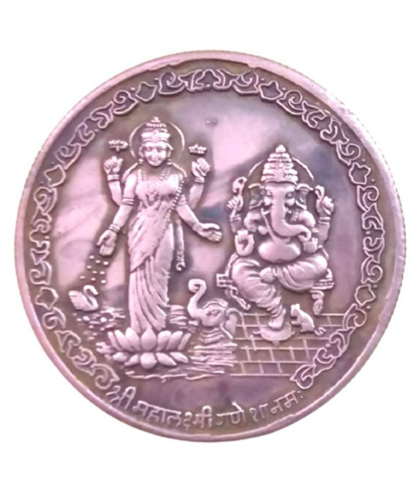     			SHREE GANESH LAXMI JI TEMPLE TOKEN ONE ANNA COIN