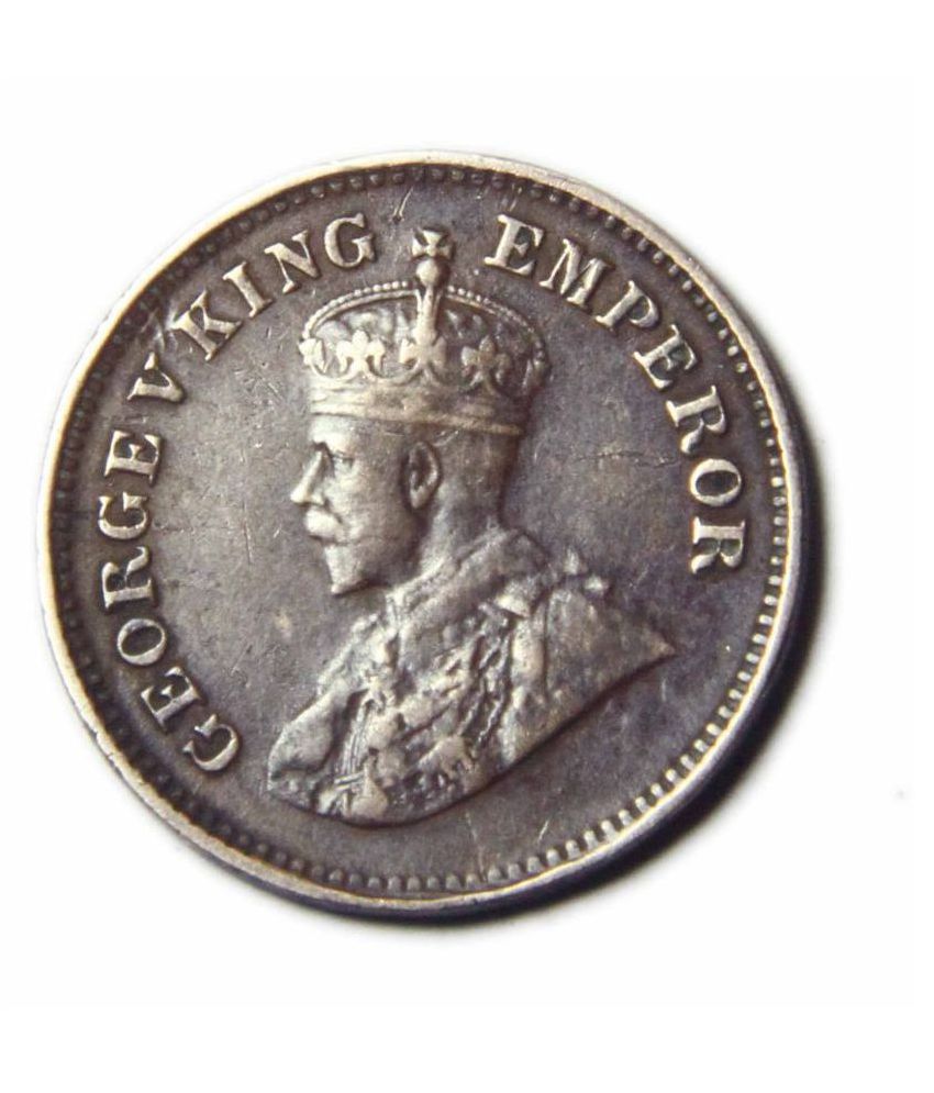 BRITISH INDIA 1/2 PICE GEORGE V COPPER COIN - OLD INDIA COIN  ( YEARS WILLBE CHANGED )