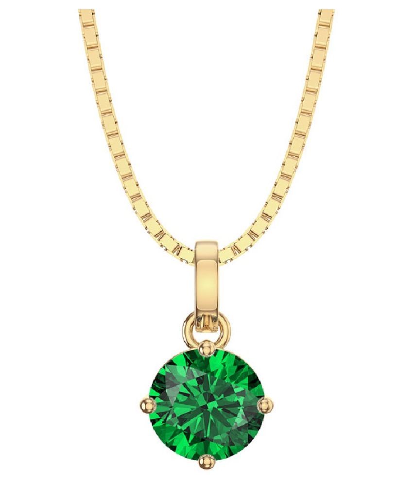 KUNDLI GEMS - Emerald Pendant Natural Emerald stone 9 Ratti Original ...