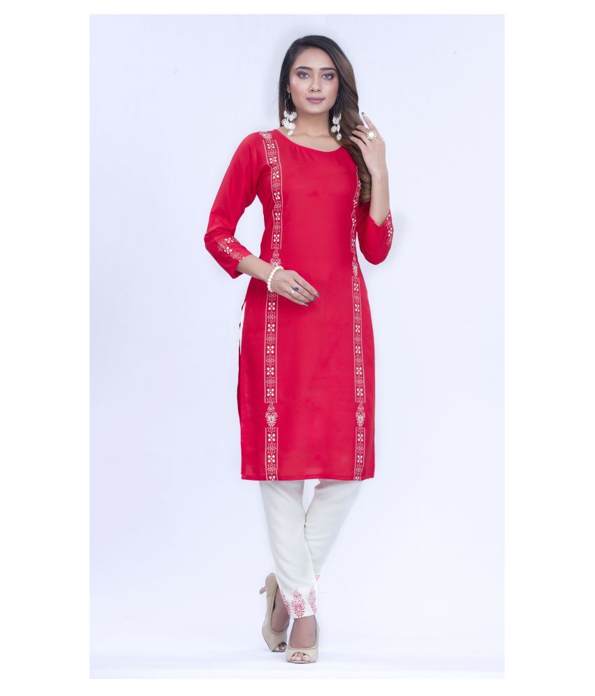 net kapda kurti design