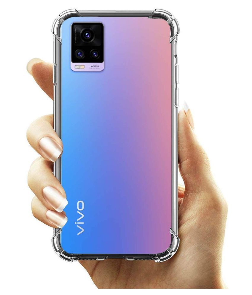     			Vivo V20 Shock Proof Case Kosher Traders - Transparent Premium Transparent Case