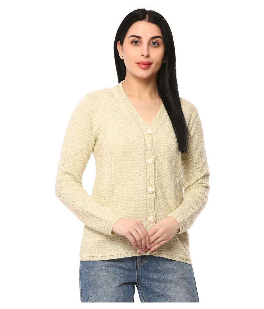 buttoned cardigan top
