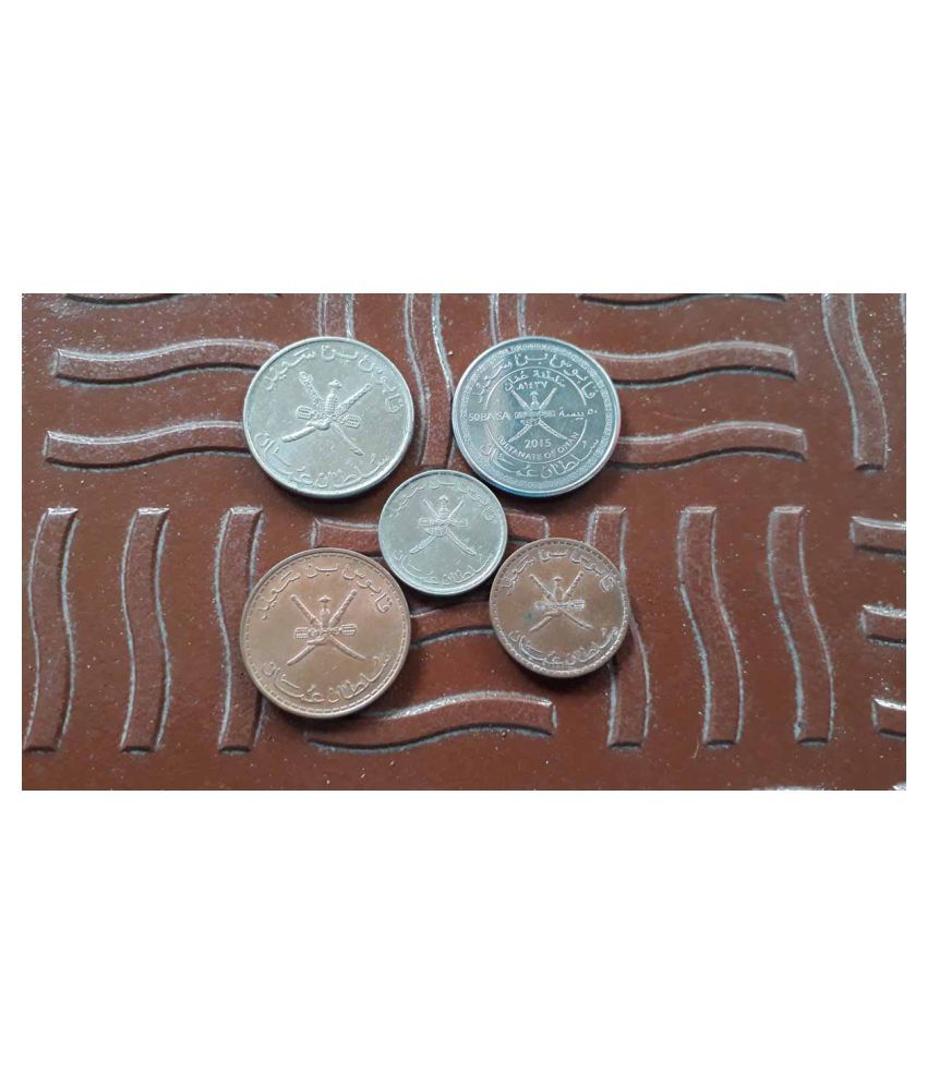     			MANMAI - 5 ALL DIFFERRENT PIECES SET 5 Numismatic Coins