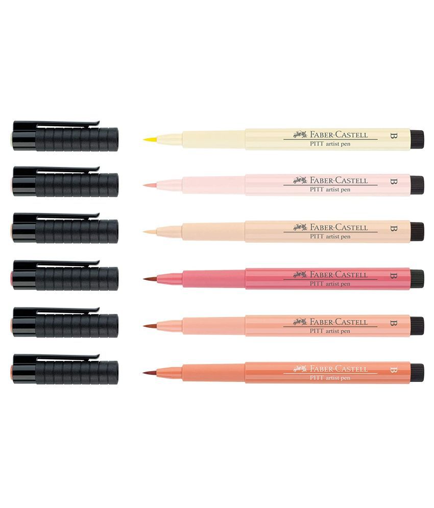 FaberCastell Pitt Artist Skin Tone Color Pen Set Pack