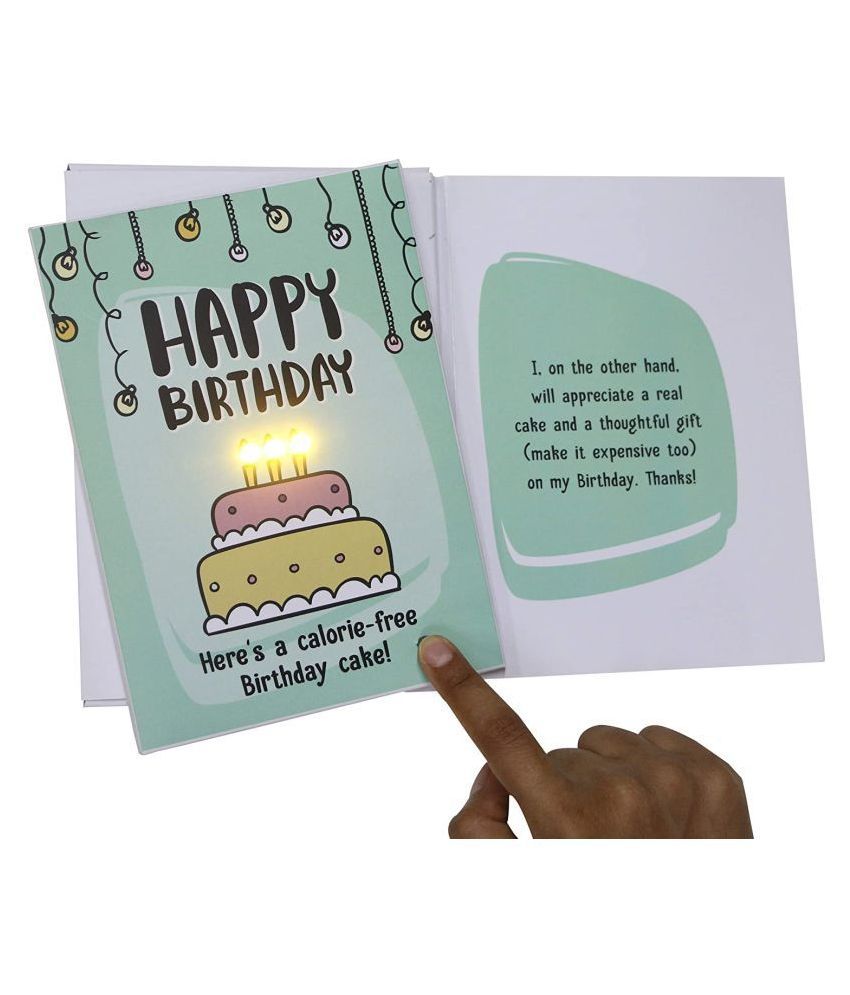 Oye Happy LED Birthday Greeting Card Unique Card for Friends