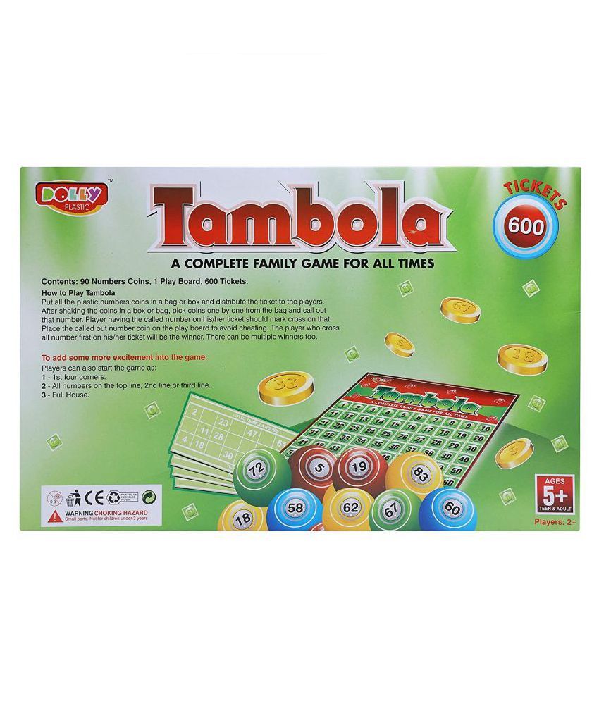 Shitamu Tambola Board Game with 600 Tickets A Complete Family Game