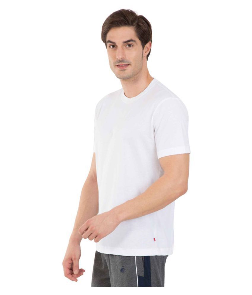 Jockey White T Shirts Single Pack - Buy Jockey White T Shirts Single