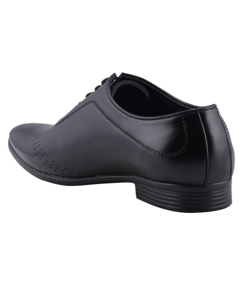 khadims formal black shoes