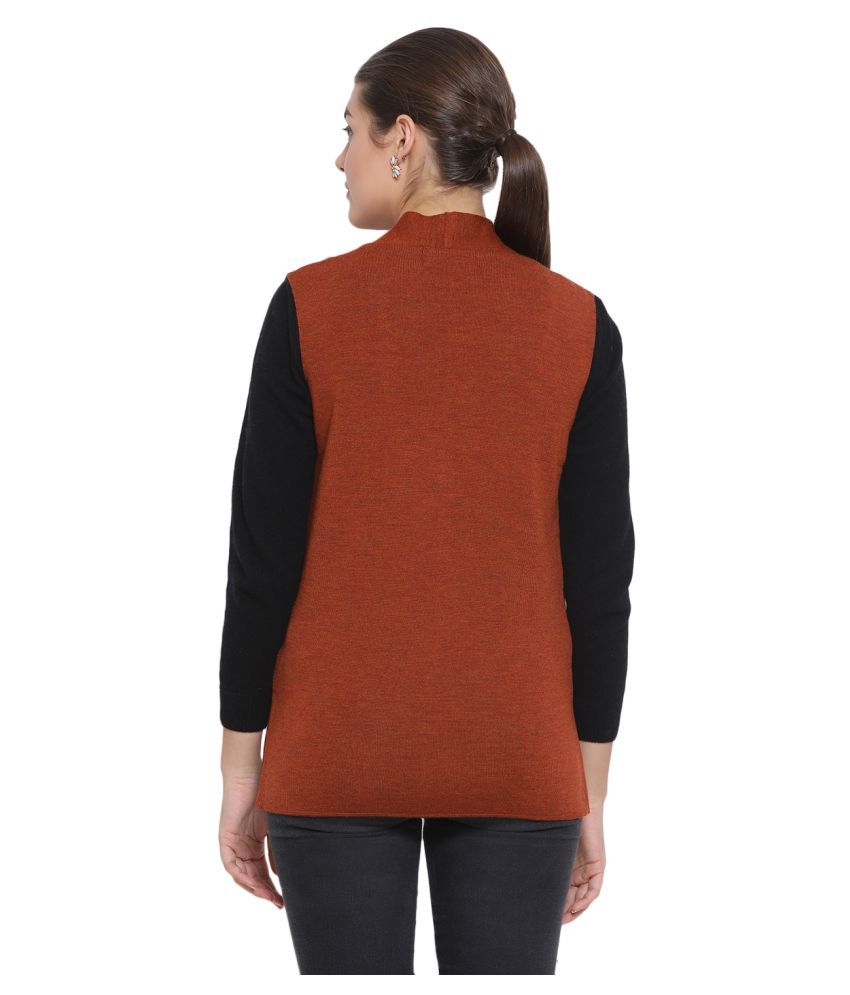 Buy Monte Carlo Pure Wool Orange Buttoned Cardigans Online at Best Prices in India - Snapdeal