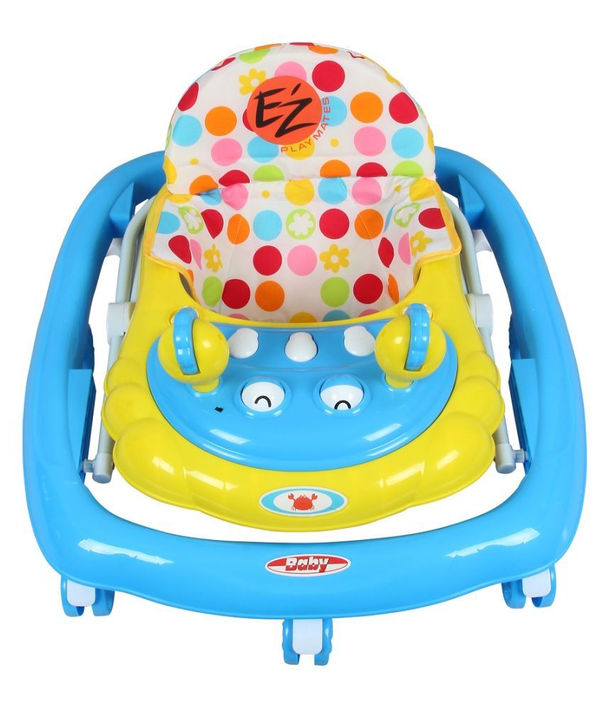 EZ’ PLAYMATES HAPPY KID BABY WALKER FOR KIDS BLUE/YELLOW Buy EZ
