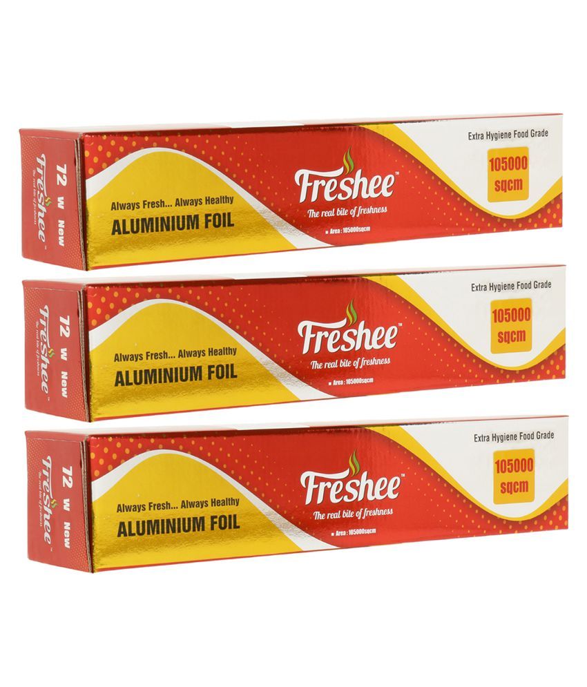     			Freshee 105000sqcm Aluminium Foil Paper Pack of 3